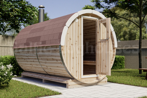 Read more about the article Rectangular barrel sauna 240