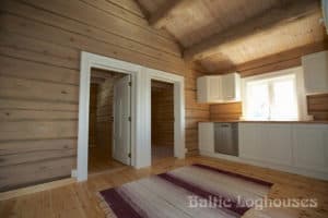 hand crafted log house käsitöö palkmaja, baltic loghouses. Köök. Laftehytte norras