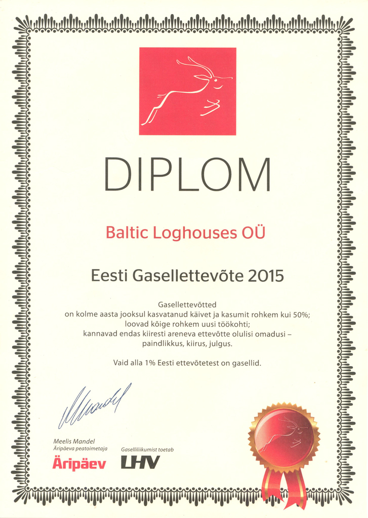 Eesti Gasellettevõte 2015
