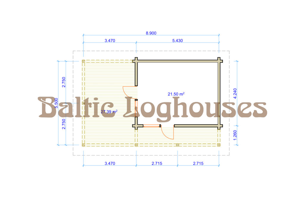 Käsitöö palkmaja, palksaun, suvila plaan